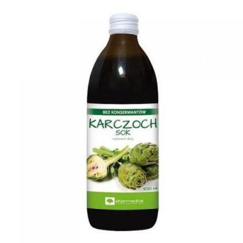 Miniaturka artykułu - Karczoch sok- 500 ml USZKODZONA ETYKIETA 