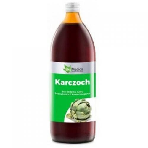 Miniaturka artykułu - Karczoch Sok 99,8% EkaMedica - 1 litr USZKODZONE/USZKODZONY KOREK