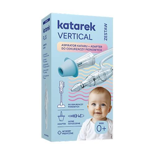 Miniaturka artykułu - Katarek Aspirator na katar Vertical + adapter do odkurzaczy pionowych, 1 szt.