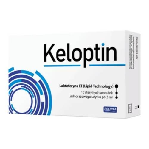 Miniaturka artykułu - Keloptin krem, 10 ampułek x 3ml przebarwienia krwiaki