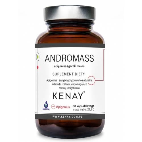 Miniaturka artykułu - KENAY AndroMass Apigenina + Gorzki melon, 60 kaps.
