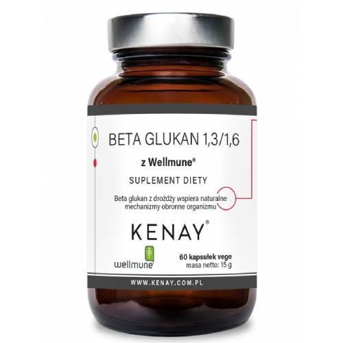 Miniaturka artykułu - KENAY Beta glucan 1,3/1,6 Wellmune, 60 kapsułek