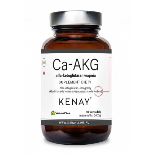 Miniaturka artykułu - Kenay Ca-AKG alfa-ketoglutaran wapnia, 60 kaps.