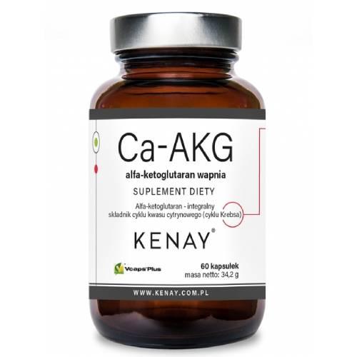 Miniaturka artykułu - Kenay Ca-AKG alfa-ketoglutaran wapnia, 60 kaps.