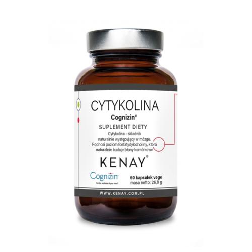 Miniaturka artykułu - Kenay Cytykolina Cognizin, 60 kaps.