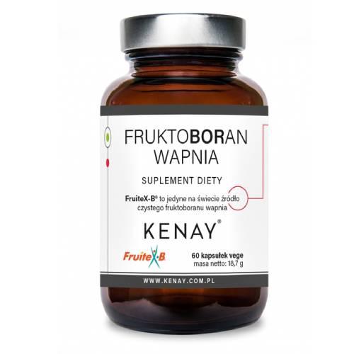 Miniaturka artykułu - Kenay Fruktoboran wapnia FruiteX-B, 60 kaps. 