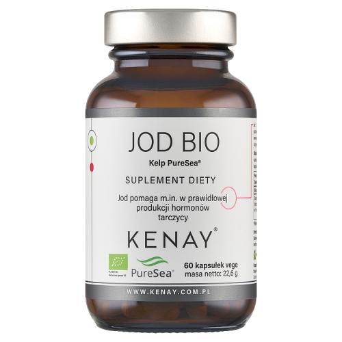 Miniaturka artykułu - KENAY Jod BIO Kelp PureSea, 60 kaps.