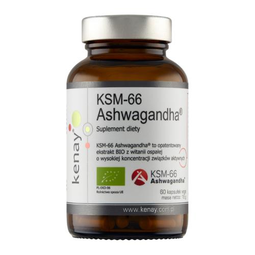 Miniaturka artykułu - KENAY KSM-66 Ashwagandha, 60 kaps.