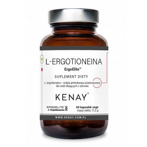 Miniaturka artykułu - Kenay L-ergotioneina ErgoElite, 60 kaps.
