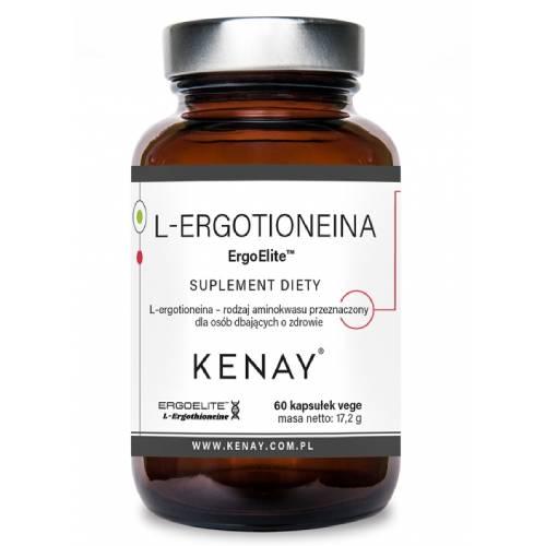 Miniaturka artykułu - Kenay L-ergotioneina ErgoElite, 60 kaps.