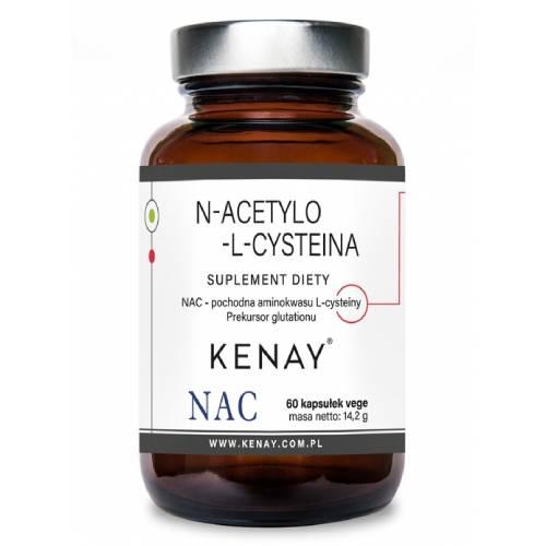 Miniaturka artykułu - KENAY NAC N-Acetylo-L-Cysteina, 60 kapsułek