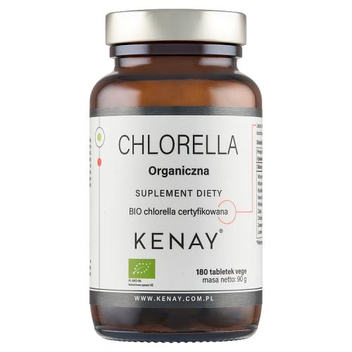 Miniaturka artykułu - KENAY Organiczna Chlorella, 180 tabl.