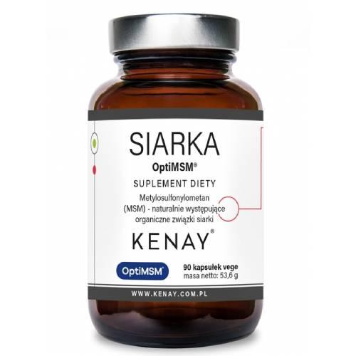 Miniaturka artykułu - KENAY Siarka OptiMSM, 90 kaps.