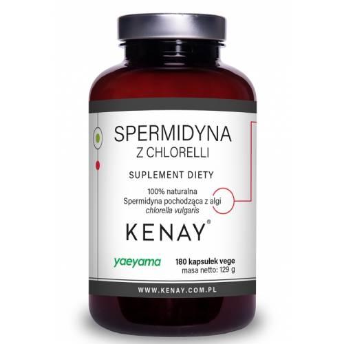 Miniaturka artykułu - Kenay Spermidyna z Chlorelli, 180 kaps.
