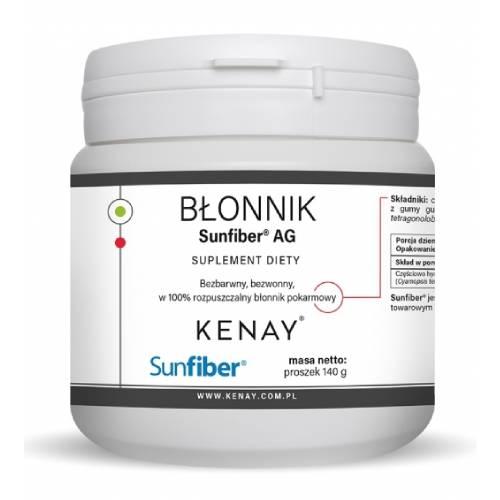 Miniaturka artykułu - Kenay Sunfiber Błonnik pokarmowy rozpuszczalny, 140 g