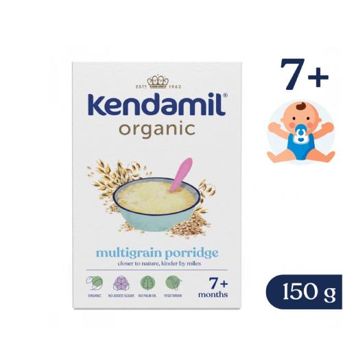 Miniaturka artykułu - Kendamil BIO Bezmleczna kaszka wielozbożowa, 150g