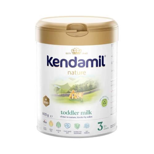 Miniaturka artykułu - Kendamil Nature 3 HMO+ Mleko następne dla dzieci powyżej 1 roku życia, 800 g