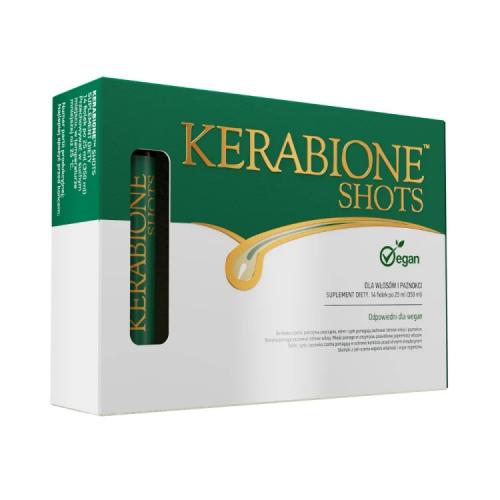 Miniaturka artykułu - Kerabione Shots na wypadanie włos&oacute;w do picia, 25 ml