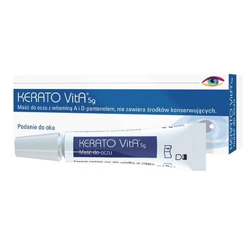 Miniaturka artykułu - Kerato VitA Maść do oczu na suchość i podrażnienia, 5 g