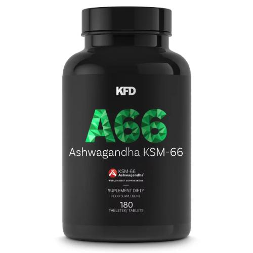 Miniaturka artykułu - KFD Ashwagandha KSM-66, 180 tabl.