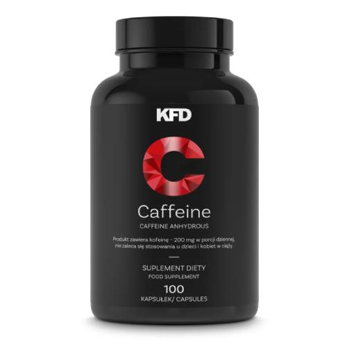 Miniaturka artykułu - KFD Caffeine Kofeina bezwodna, 100 kaps.