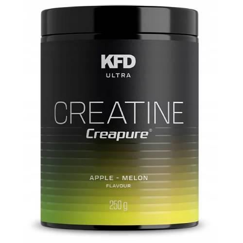 Miniaturka artykułu - KFD Creatine Creapure Monohydrat Kreatyny Jabłko-Melon, 250 g 
