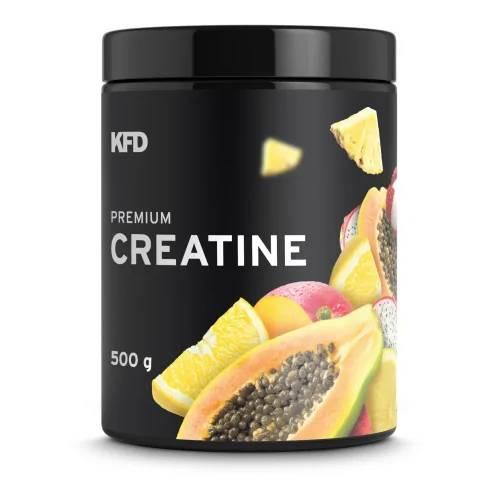 Miniaturka artykułu - KFD Creatine Kreatyna Monohydrat- Owoce Tropikalne, 500 g.