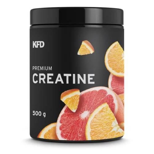 Miniaturka artykułu - KFD Creatine Kreatyna Monohydrat - Pomarańcza-Grejpfrut, 500 g