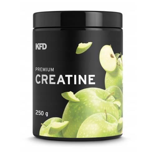 Miniaturka artykułu - KFD Creatine Kreatyna Monohydrat - zielone jabłko, 250g