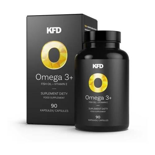 Miniaturka artykułu - KFD Omega 3+, 90 kaps.