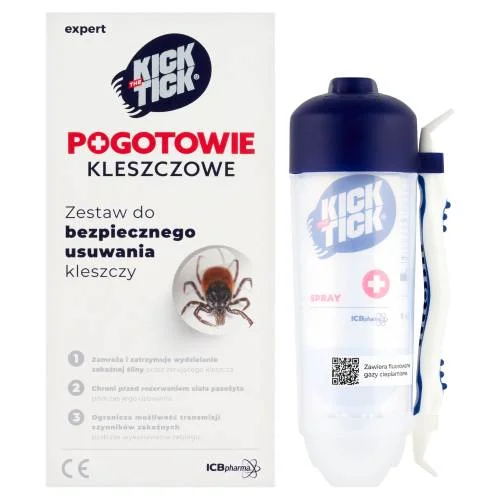 Miniaturka artykułu - KICK THE TICK EXPERT Zestaw do bezpiecznego usuwania kleszczy - 9 ml
