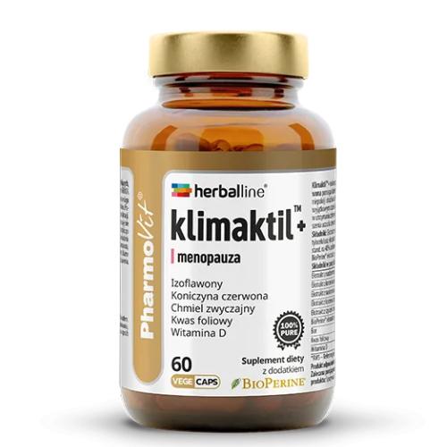 Miniaturka artykułu - Pharmovit Herballine Klimaktil+, 60 kaps.