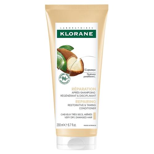 Miniaturka artykułu - Klorane Odżywka z organicznym Cupuacu Regenerująca do włos&oacute;w bardzo suchych, 200 ml