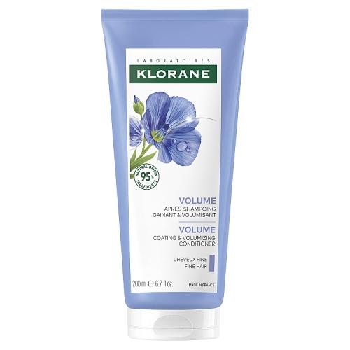 Miniaturka artykułu - KLORANE Odżywka z organicznym lnem, 200ml