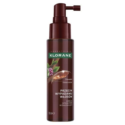 Miniaturka artykułu - Klorane Przeciw wypadaniu włos&oacute;w Kuracja intensywnie wzmacniająca z Chininą, 100 ml