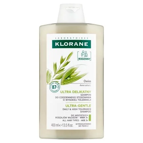 Miniaturka artykułu - KLORANE Szampon z owsem, 400ml
