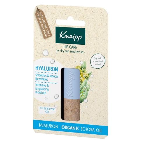 Miniaturka artykułu - Kneipp Hyaluron Balsam do ust Hialuron i Bio olejek jojoba, 4,7 g