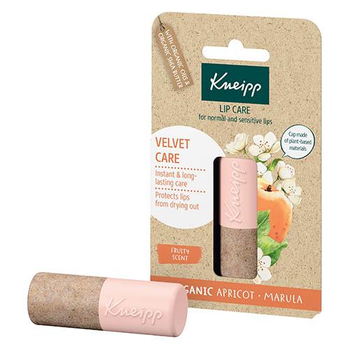 Miniaturka artykułu - Kneipp Velvet Care Apricot & Marula Balsam do ust, 4,7 g