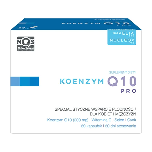 Miniaturka artykułu - Koenzym Q10 Pro dla kobiet i mężczyzn, 60 kaps.