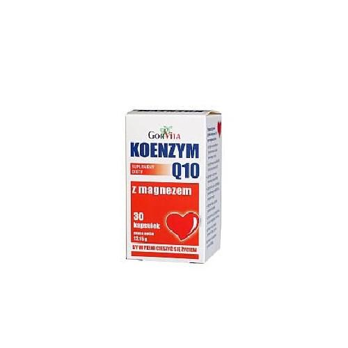 Miniaturka artykułu - KOENZYM Q10 z magnezem, 30kaps. GORVITA