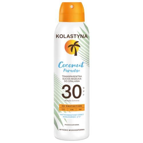 Miniaturka artykułu - Kolastyna Coconut Paradise Sucha mgiełka ochronna do ciała SPF30, 150 ml
