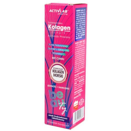 Miniaturka artykułu -  ACTIVLAB Kolagen Beauty - 20 tabletek musujących