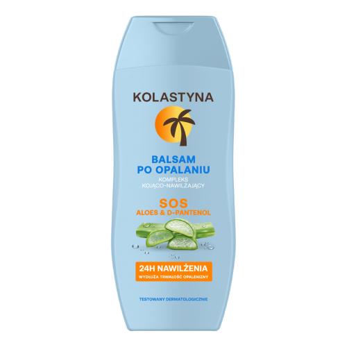 Miniaturka artykułu - KOLASTYNA Balsam po opalaniu S.O.S. Aloes i D-pantenol, 200 ml