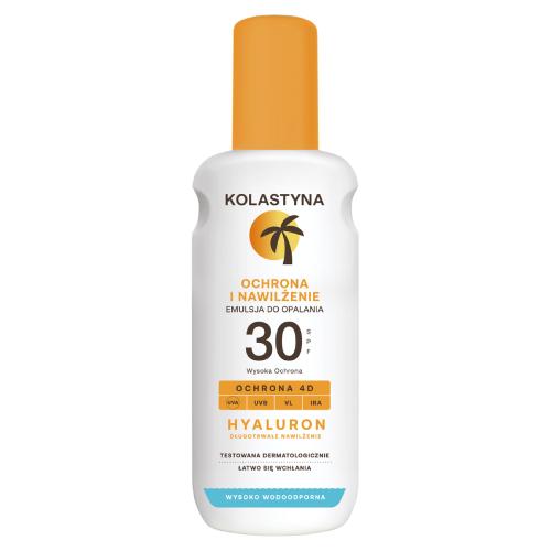 Miniaturka artykułu - KOLASTYNA Emulsja do opalania w sprayu SPF 30, 150 ml