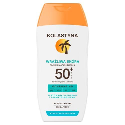 Miniaturka artykułu - KOLASTYNA Wrażliwa skóra Emulsja ochronna SPF50+, 150 ml