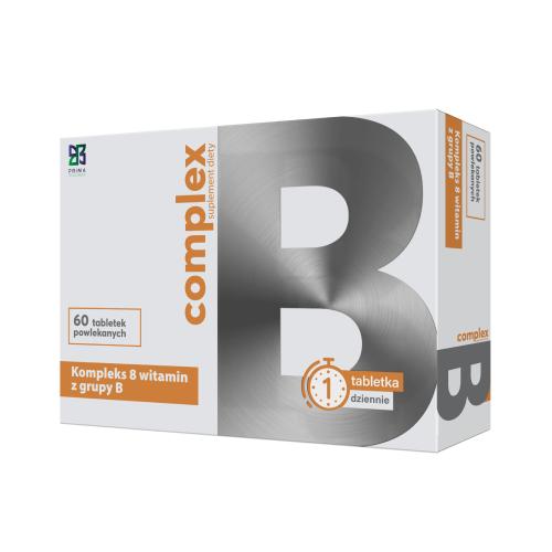 Miniaturka artykułu - Witamina B complex, 60tabl. Prima Pharma