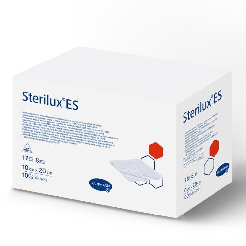 Miniaturka artykułu - STERILUX Kompresy gazowe  niejałowe 10x20cm, 100szt.