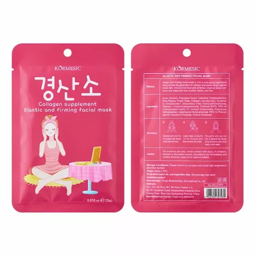 Miniaturka artykułu - Kormesic Elastic Firming Ujędrniająca maseczka do twarzy w płachcie, 25 ml