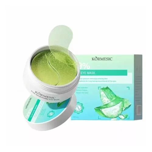 Miniaturka artykułu - Kormesic Aloe Nourishing Hydrożelowe płatki pod oczy z ekstraktem z aloesu, 60 szt.