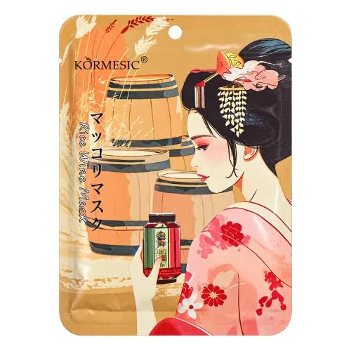 Miniaturka artykułu - Kormesic Rice Wine Regenerująca maska do twarzy w płachcie, 25 ml